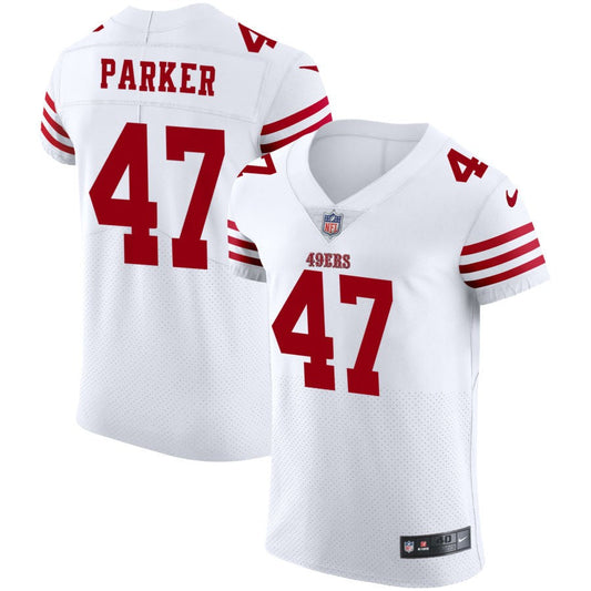 A.J. Parker San Francisco 49ers Nike Vapor Elite Jersey - White