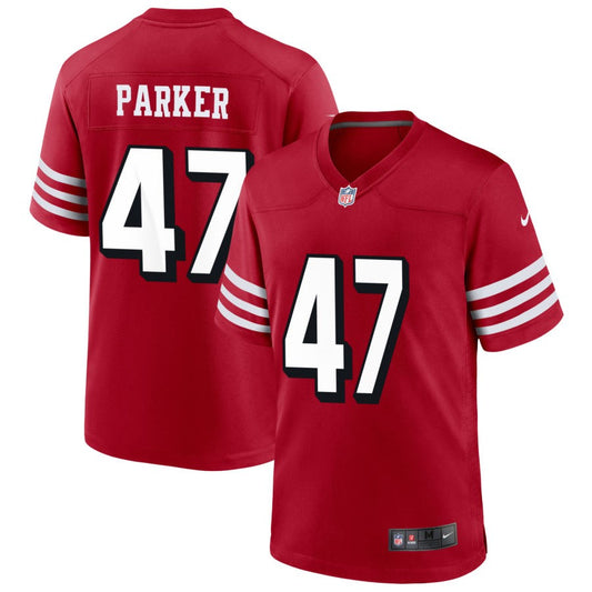 A.J. Parker San Francisco 49ers Nike Alternate Game Jersey - Scarlet