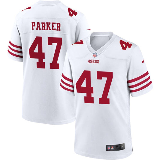 A.J. Parker San Francisco 49ers Nike Game Player Jersey - White